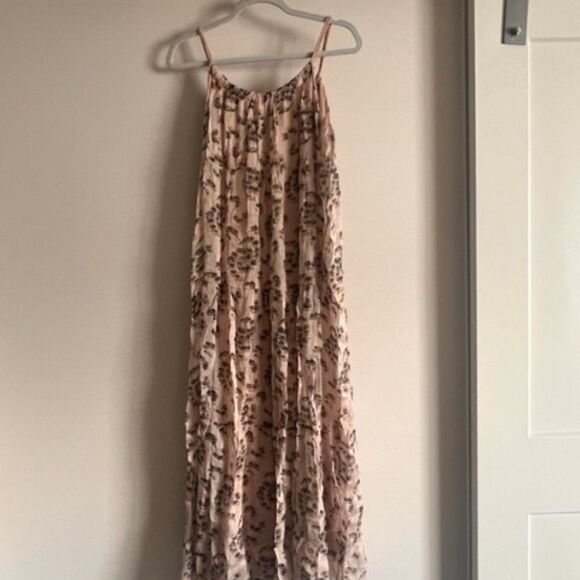 NWT Elena Baldi silk blend tiered maxi dress retail $128 - Picture 3 of 7